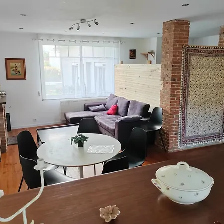 Апартаменты 80 M2 Independant, 4 Personnes Et Plus, Piscine Et Jardin Direct Gare Aeroport